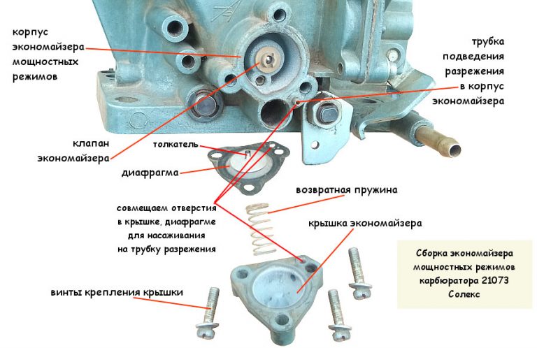 Клапан ускорительного насоса солекс